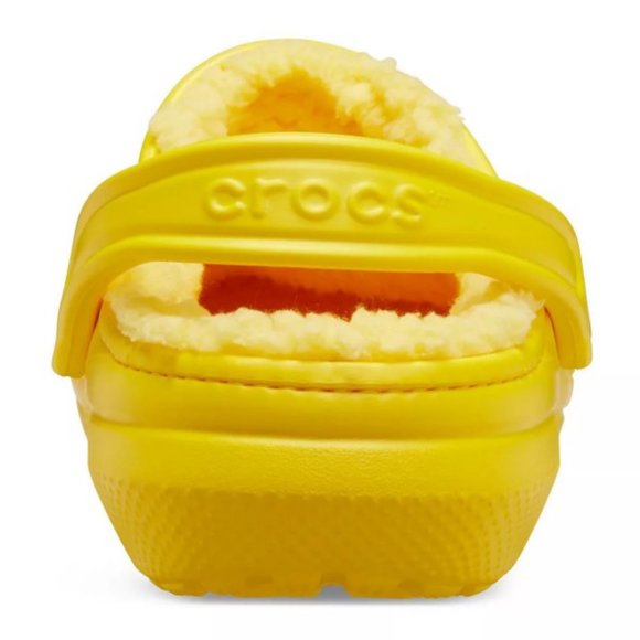 Crocs Classic Lemon Adult Lined Clogs - Picture 5 of 6